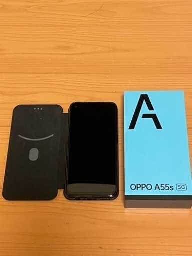 OPPO A55s 5G 【専用ケース、フィルム付き】