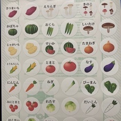 知育シール｢果物｣「野菜」｢お天気｣ 全144枚