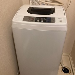 日立全自動洗濯機　5kg 2017年式