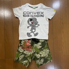 男の子 convex Tシャツと半ズボンセット　80