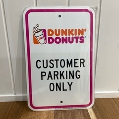 DUNKIN' DONUTS 看板　パーキングサイン