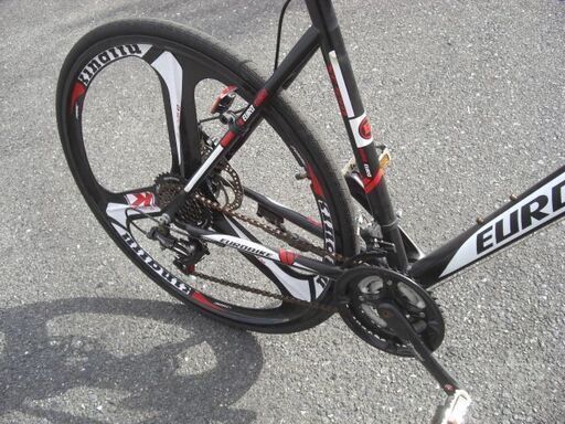 ロードバイク風　EURO BIKE XC550  現状車　お買得車　防犯登録付き　値下げ ロードバイク風 EURO BIKE XC550 現状車 お買得車 防犯登録付き 値下げ