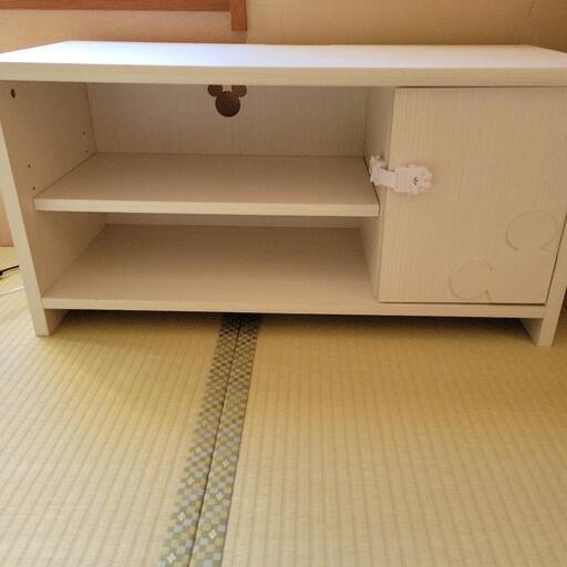 ディズニーテレビ台 ホワイトウォシュ ヒロミママ 松本の家具の中古あげます 譲ります ジモティーで不用品の処分