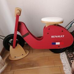 【お譲り先が決まりました】RENAULT（ルノー）　木製子ども二輪車