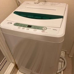 洗濯機　5年使用してました。