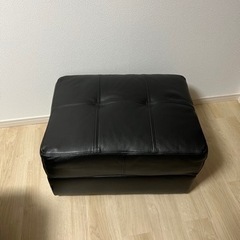【美品】カウチソファー オットマン付き