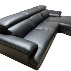 【美品】カウチソファー オットマン付き