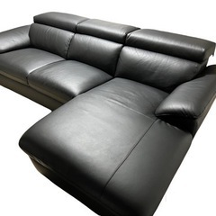 【美品】カウチソファー オットマン付き