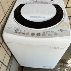 終了　SHARP洗濯機