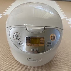 【決まりました】Panasonic 電子ジャー炊飯器 品番SR-...