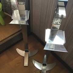 ステンレス製ペダル式ポンプスタンド（1本）