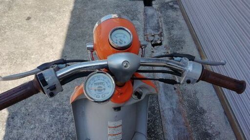 スズキ レッツ4パレット 純正バーハン 4スト空冷インジェクション