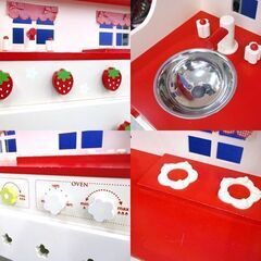 マザーガーデン 木製 キッチン 野いちご オープンキッチン 赤 秤 鍋 おままごとセット 札幌市 屯田店 マザーガーデン 木製 キッチン 野いちご オープンキッチン 赤 秤 鍋
