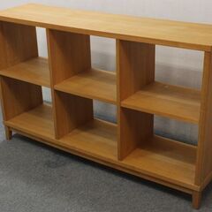 無印良品 廃盤希少 タモ材 オープンシェルフ 幅150 2×3 シンプル