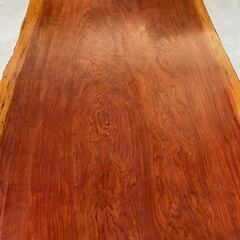 1枚無垢板　ブビンガの座卓