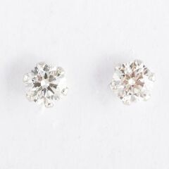 Pt900 ダイヤモンド ピアス ハート&キューピット 品番p21-76