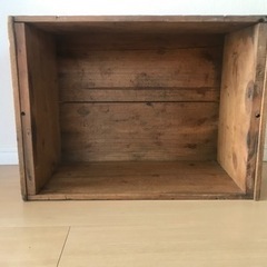 【終了】 ⑧ワイン木箱2個セット