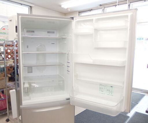 大型冷蔵庫 3ドア 365L 2015年製 自動製氷 Panasonic NR-C37DM-S 300Lクラス☆ 札幌市 北区 屯田