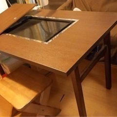 鉄板焼きリビングテーブル