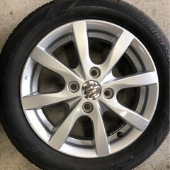 スペーシア、純正アルミ、タイヤ　新車外し