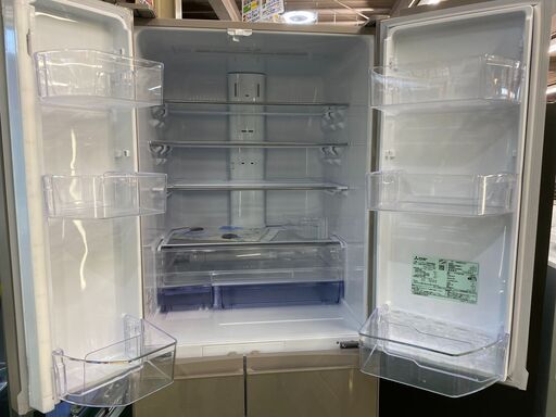 愛品館八千代店】保証充実MITSUBISHI2021年製455ℓ6ドア冷凍冷蔵庫 