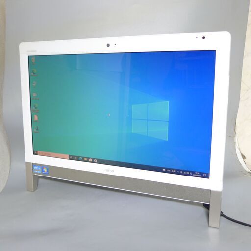 大容量HDD-1TB テレビ機能 一体型パソコン 20型ワイド 富士通 FH56/DD 中古美品 第2世代 i5 4GB BD-R 無線 カメラ Win10 Office有