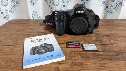 Canon EOS 5D + CF Card + ジャンク品オマケ