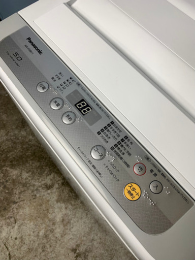 札幌市内配送無料 美品 18年製 パナソニック 5kg 全自動洗濯機 NA-F50B11