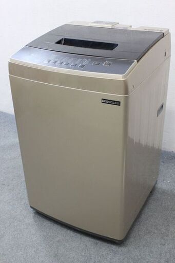 アイリスオーヤマ 全自動洗濯機 DAW-A80 洗濯8Kg 金色 ゴールド 2020年製 IRIS 家電 店頭引取歓迎 R5362)