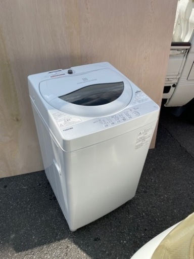 ☆格安☆単身者用 洗濯機(5kg)東芝　AW-5G6 2017年製 中古品 セット割対象商品 軽トラ無料貸し出し