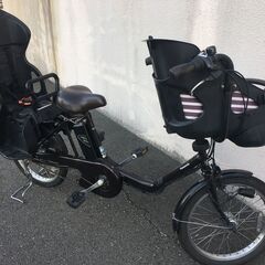 地域限定送料無料 パナソニック ギュットミニ 三人乗り 8,9AH 20インチ