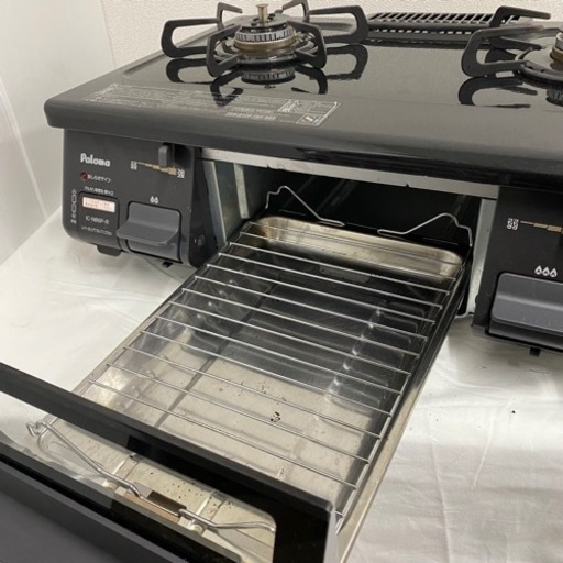 （6/2 終）Paloma ガステーブル IC-N86P-R 2017年製 右強火 都市ガス ガステ ガスコンロ パロマ 菊倉E 6/2 終）Paloma ガステーブル IC-N86P-R 2017年製 右強火 都市ガス