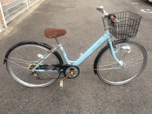 格安 変速付きおしゃれ自転車26インチ ミル 大阪の自転車の中古あげます 譲ります ジモティーで不用品の処分