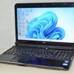 最新Windows11+office 爆速新品SSD256GB 富士通 LIFEBOOK AH56/C