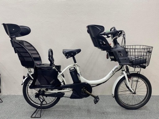 3人乗りタイプ　電動自転車　ヤマハパスバビー前後シート付き　お買い得