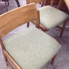 起立木工 木製 ブラウン ダイニング5点セット【9651188】