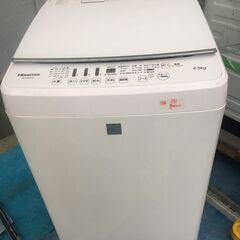 ☆中古 激安！！￥9,000！！Hisense　4.5kg洗濯機...