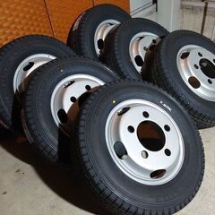 BRIDGESTONE 245/70R19.5 136/134J W910 超バリ山スタッドレス 6本 