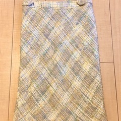 【美品】4℃ ツイード　膝丈スカート　36(Sサイズ)