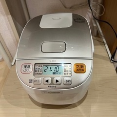 【ネット決済・配送可】ZOJIRUSHI 炊飯器　引き取り先決定...