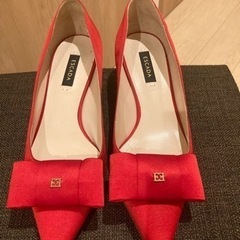 美品♡エスカーダ ローヒールパンプス