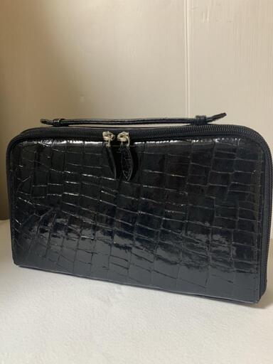 数量は多】 美品クロコダイルセカンドバック セカンドバッグ