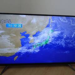 東芝/レグザ/REGZA 液晶テレビ 43型/43インチ 43C310X ブラック 2017年製 カード/リモコン付
