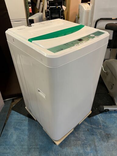 $　【高年式】2019年　YAMADA　全自動電気洗濯機　HERB RELAX　7.0kg　風乾燥機能付き　給排水ホース付属