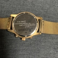 TRIWA トリワ 腕時計 ネヴィル ゴールド×ピンク秒針