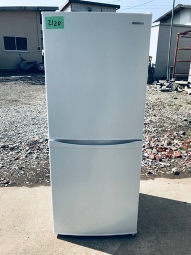 ✨2020年製✨2120番アイリスオーヤマ✨ノンフロン冷凍冷蔵庫✨IRSD-14A-W‼️