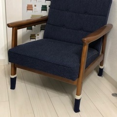 カリモク60 Kチェア 1シーター タープブルー