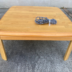 木製 こたつ コタツ テーブル 家具調 １人暮らし 中古