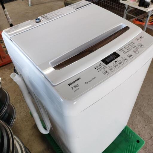 Hisense 全自動洗濯機7.5kg HW-G75A 2020年製