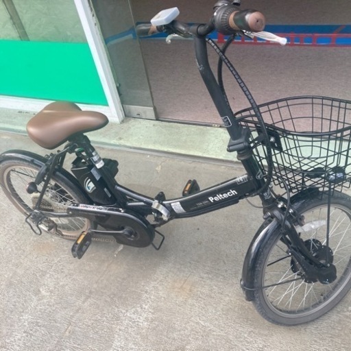 中古 PELTECH TDN-206 電動アシスト自転車 外装6段 20インチ